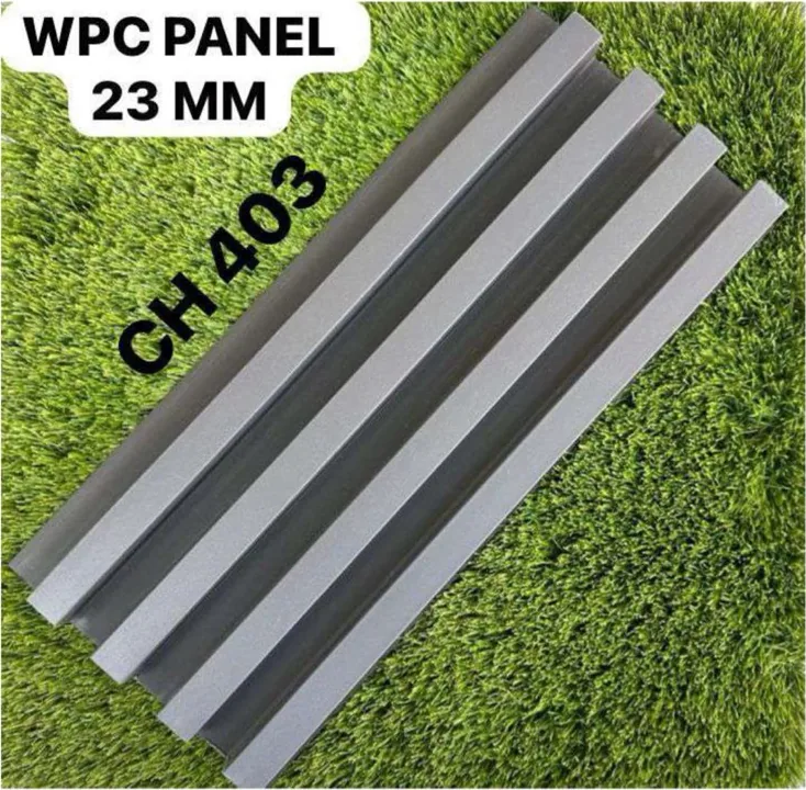 WPC panel CH403 sample in pebble grey