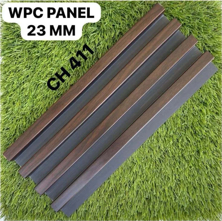 WPC panel CH411 sample in wenge & graphite