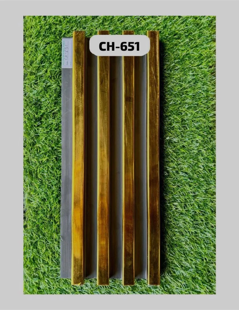 WPC panel CH-651 sample in antique gold