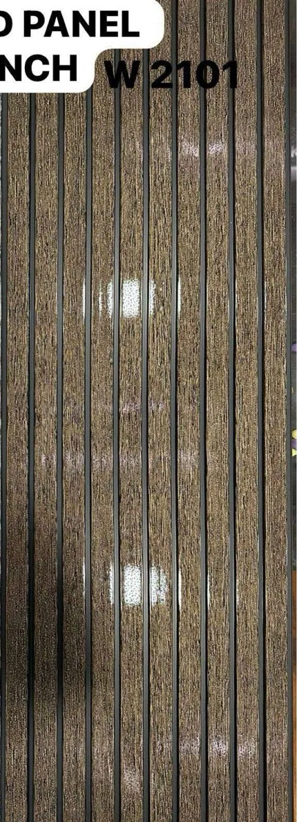 12-inch fluted panel W2101 in gloss walnut