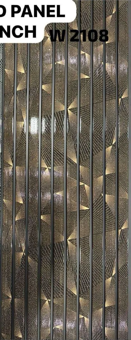 12-inch fluted panel W2108 in bronze prism