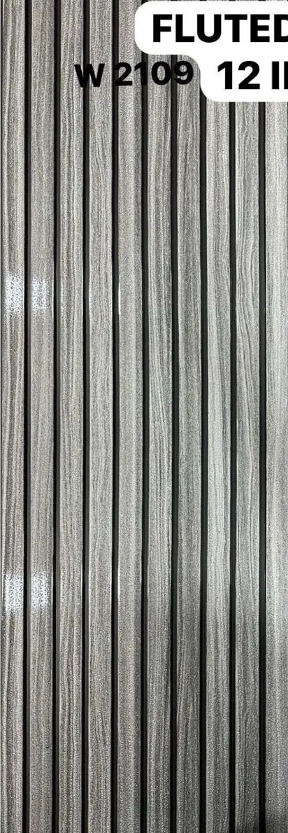 12-inch fluted panel W2109 in silver ash
