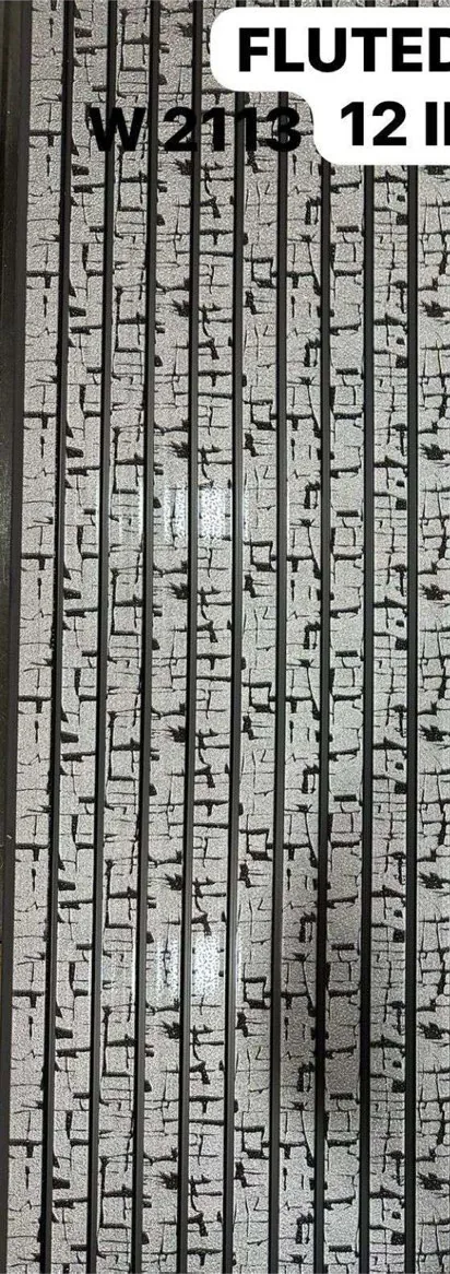 12-inch fluted panel W2113 in silver birch
