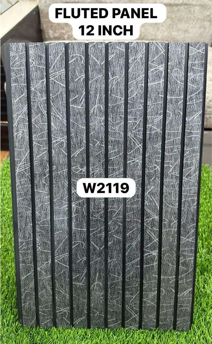 12-inch fluted panel W2119 in storm marble