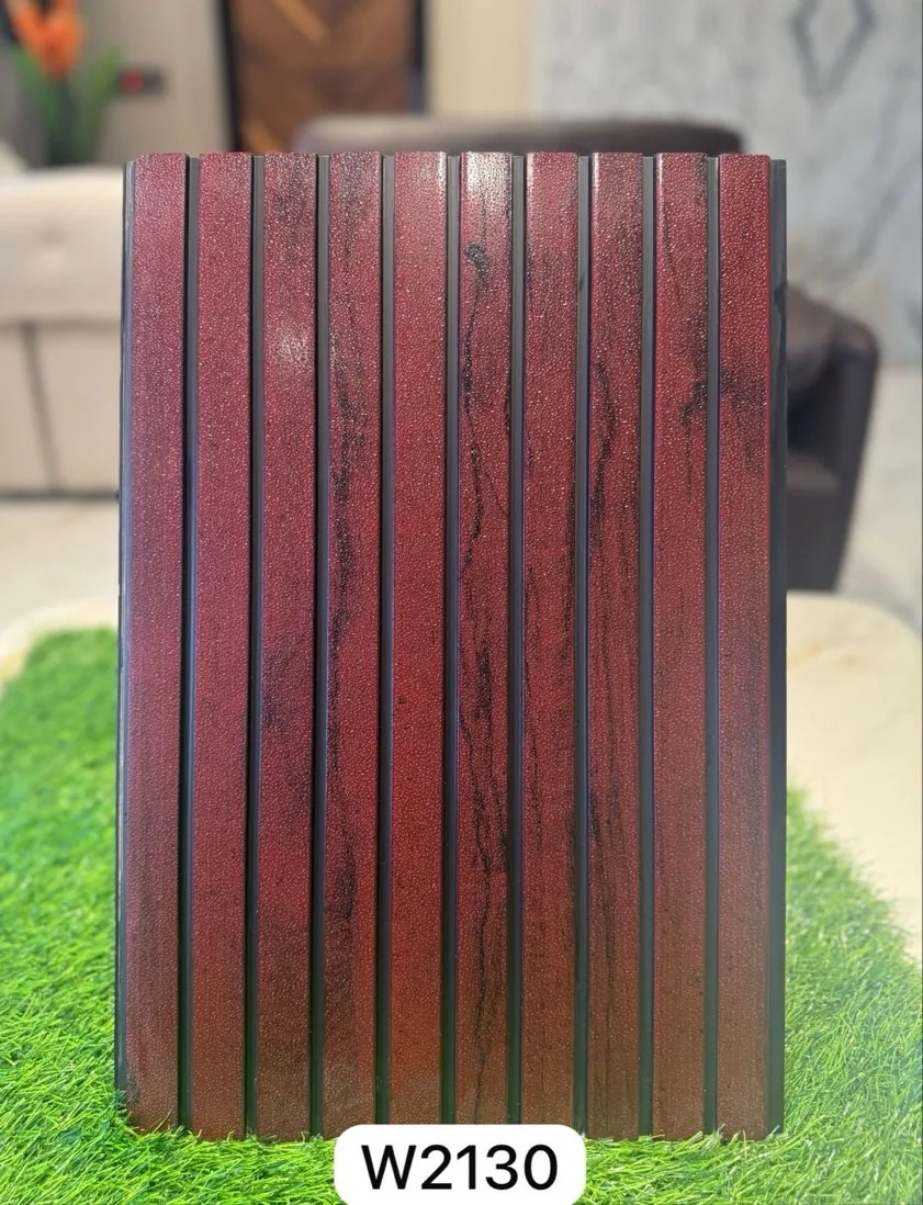 12-inch fluted panel W2130 in wine red