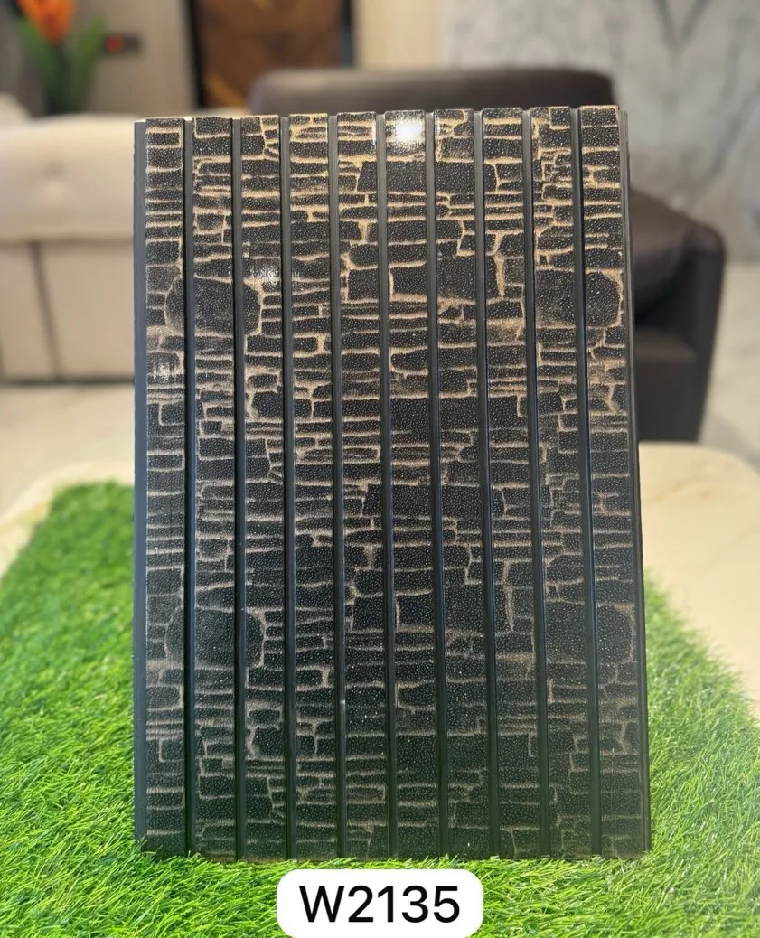 12-inch fluted panel W2135 in charred bark