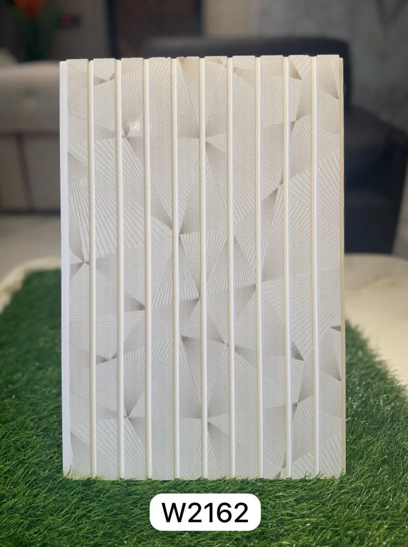 12-inch fluted panel W2162 in chalk prism