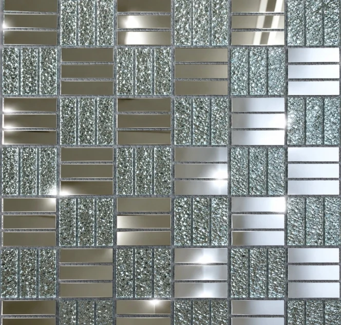 Creative-100 glass mosaic sheet 17