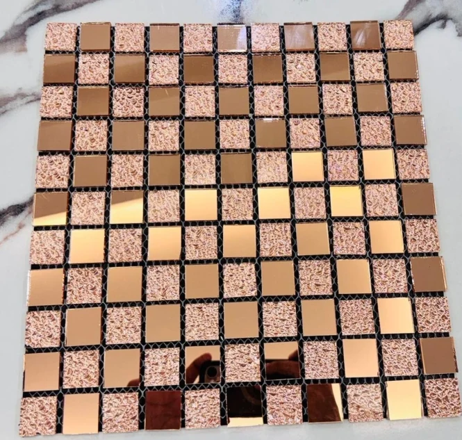 Creative-100 glass mosaic sheet 43