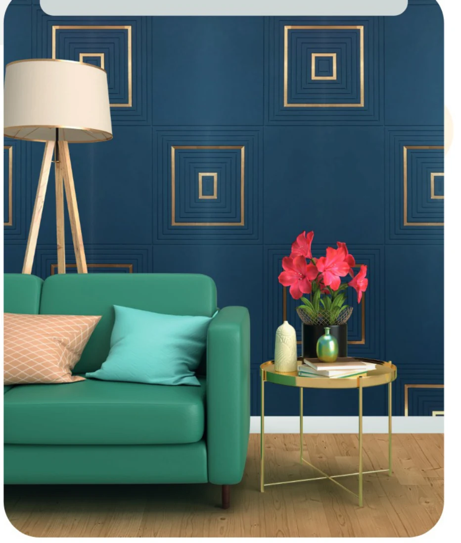Vectra AV12 in Blue on a full-height wall