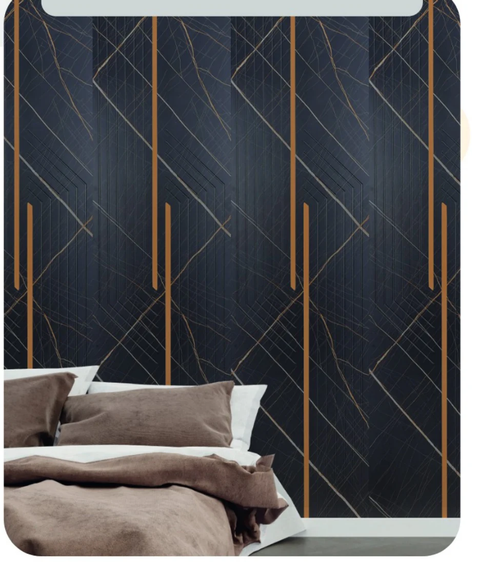 Vectra AV49 in Black Stone on a full-height wall