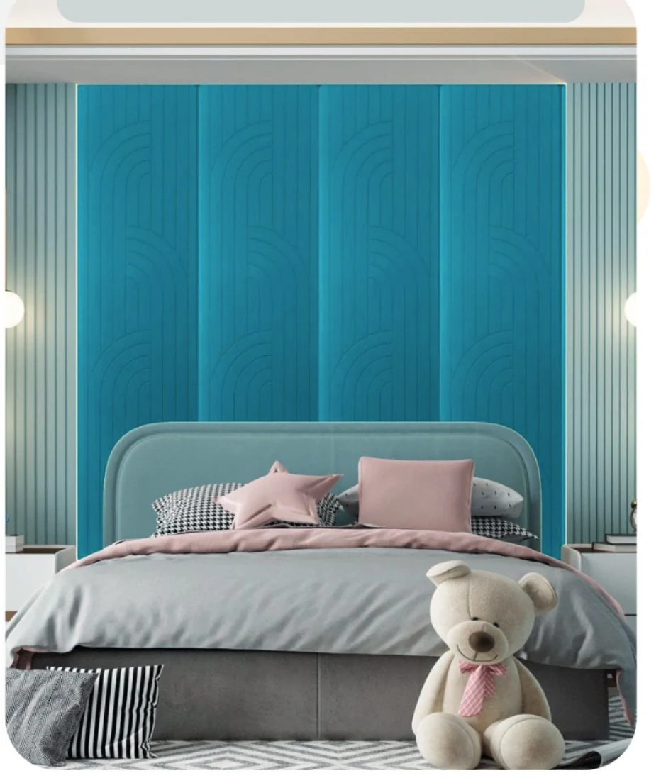 Vectra V13 in Turquoise on a full-height wall