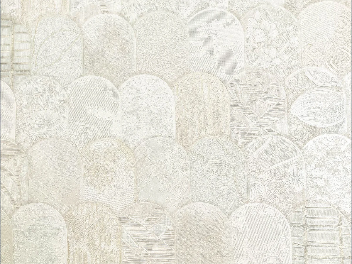 Wallpaper WP1600-63 — Arch Relief in Ivory